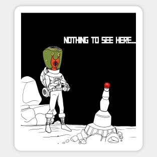 Nothing to see Slapper Sticker